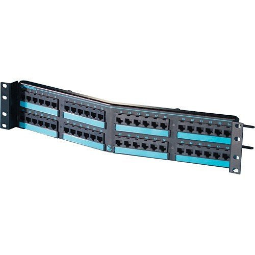 Clarity 6 Angled High Density 110 Patch Panel, 48-Port