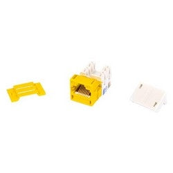 MPS100E-123, CAT 5E PowerSUM MPS100E, U/UTP, Information Outlet, Yellow