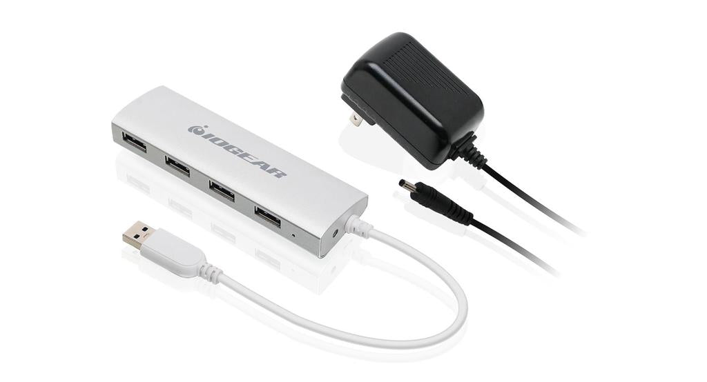 IOGear USB 3.0 4-Port Hub with Power Adapter