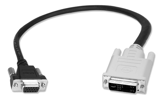 DVI-A Make to VGA Female Adapter-6" Pigtail