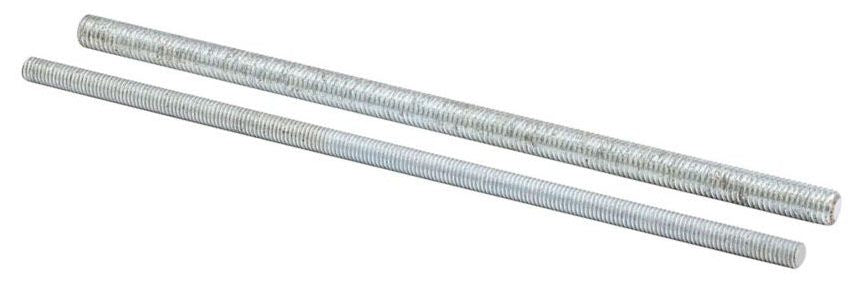 B Line All Threaded Rod, Zinc Plated Steel 3/8-16 x 10 ft.