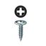 K-Lath Metal Piercing Screws, Phillips Wafer Head, No. 8 x 1/2 in., Pack of 100