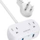 Power Strip with USB PowerExtend USB 2 mini, 2 Outlets