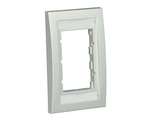 Executive Faceplate Frame Ins. White