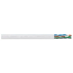 10Gain Category 6 Plenum Cable, White, 1000 ft., Reel