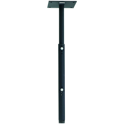 8" (203 mm) Ceiling Plate with Adjustable 1.5" NPT Column, Black