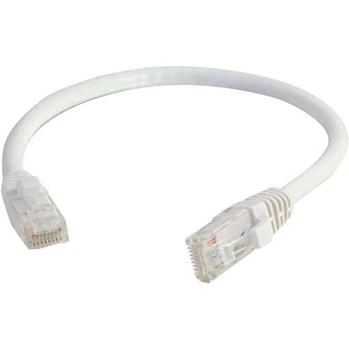 Value Series Cat 6 Booted Patch Cord, 7 ft., White