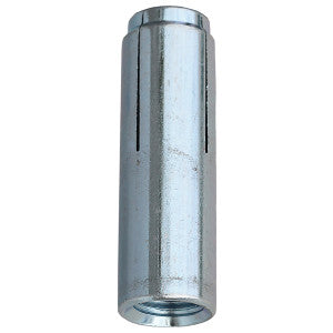 Drop-In Anchor, Anchor Size 1/4-20, Drill Size 3/8 in., AT25 Tool Required, Zinc Plated Steel