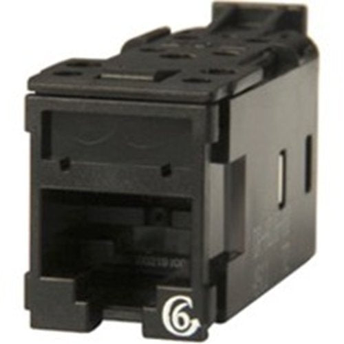 Clarity Cat 6 High Density Jack T568A/B, Black