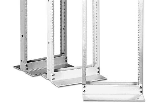 19"W x 3'H 2-Port equipment rack, black