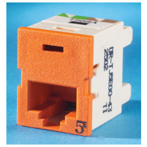 TracJack Cat 5e Jack, Orange