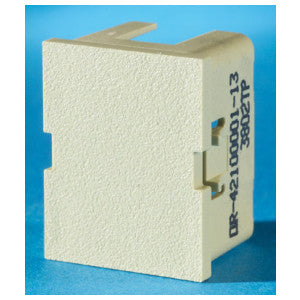 TracJack Blank Insert Module, Electric Ivory, 10 pk