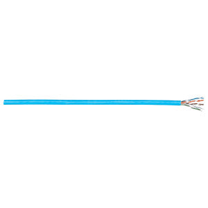6AP4P24-BL-S-GCC-AP-FH-SD-CAT6A, 4 Pair, 23 AWG, Solid, Bare Copper