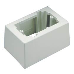 Non-Metallic Low Voltage Deep Outlet Box With Adhesive For LD Series Raceway