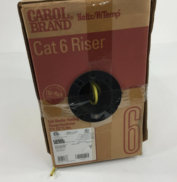 Helix Cat 6 Riser 23 AWG 4 Pair