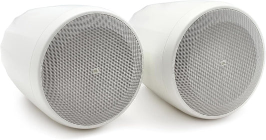 Full-Range Satellite Pendant Speaker (White, Pair)