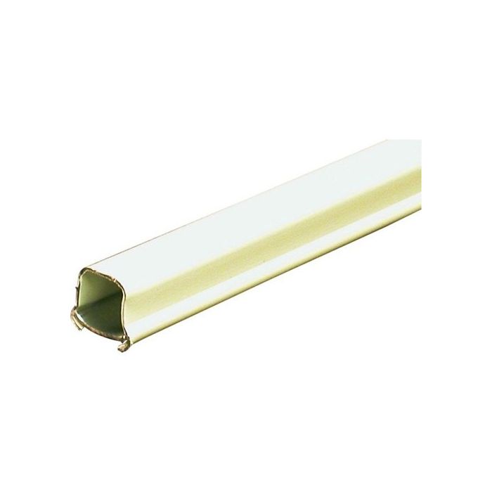 500 Series Painted Steel Low-Profile 1-Piece Surface Raceway, Ivory, 10ft pc